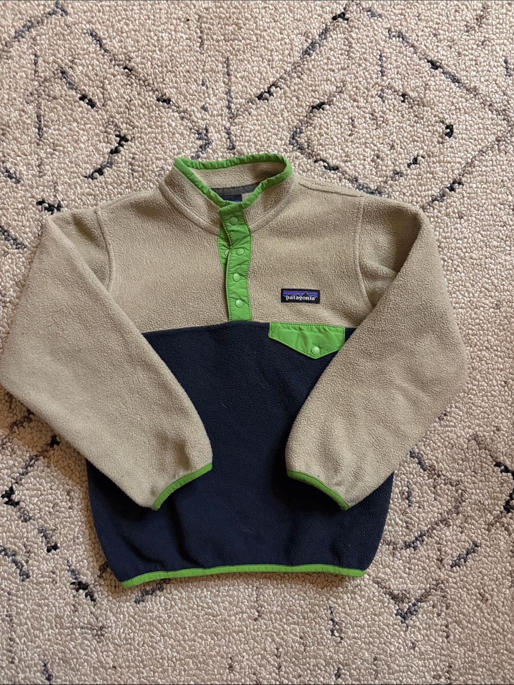Patagonia Fleece Pullover Jacket 5t EUC